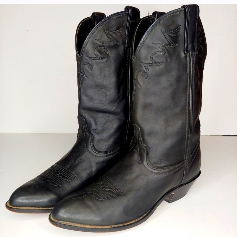 Laredo Black Western Boots, Women's 7.5
